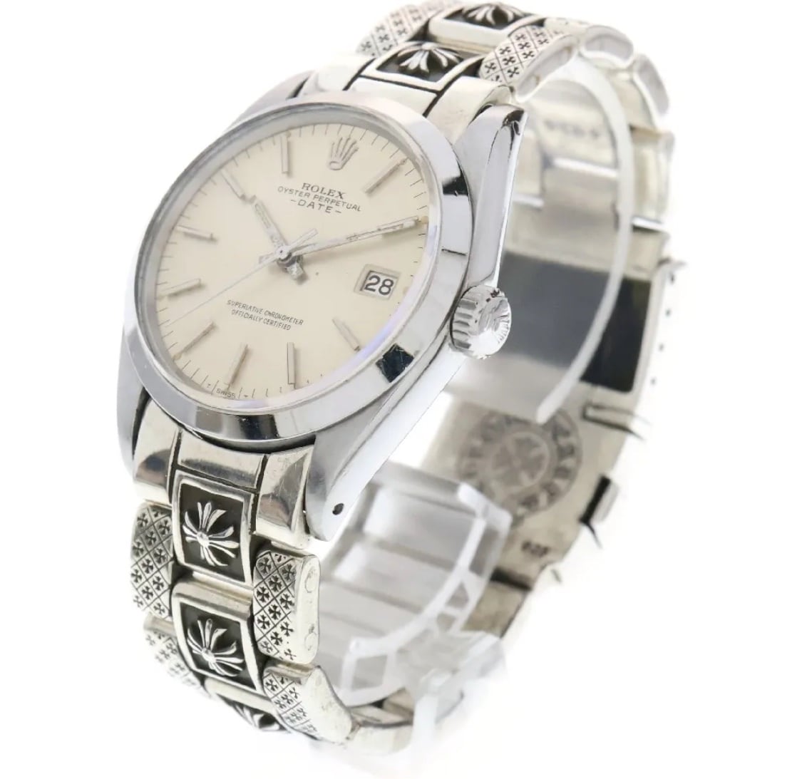 クロムハーツ CHROME HEARTS ウォッチブレスのみ 楽天市場】クロムハーツ×ロレックス【CHROMEHEARTS】【保証書付