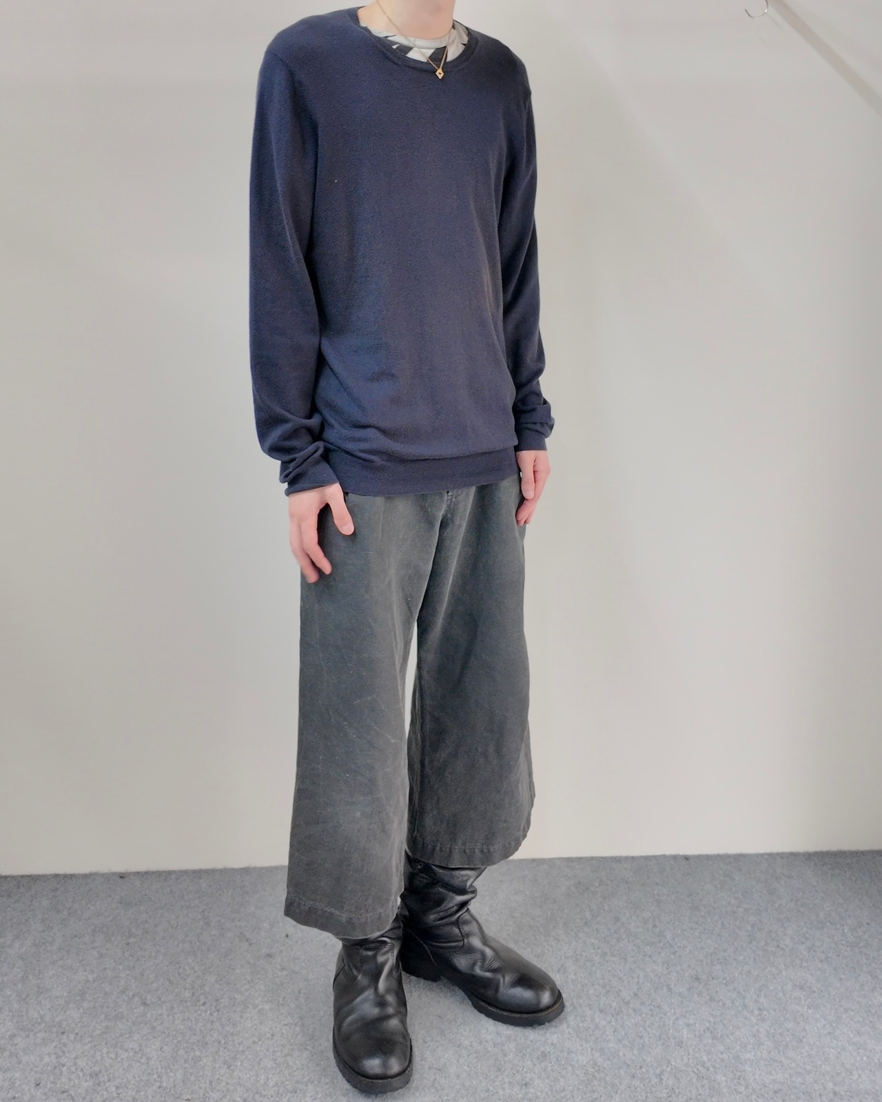 【2018/SS PRADA】basic faded knit