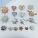 グリッター五角星雪花刺繍アクセサリー材料 수납