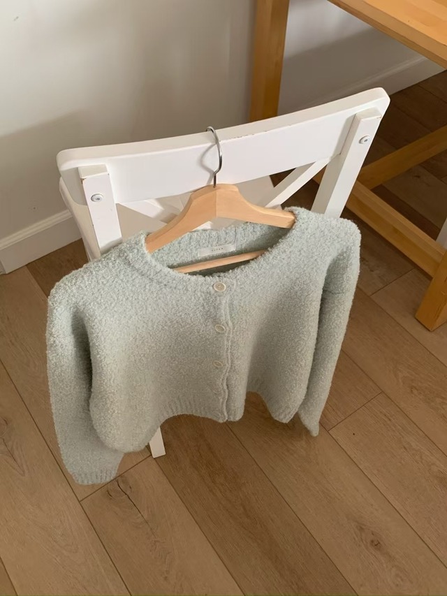 (即納) LITER / Bene alpaca boucle cardigan