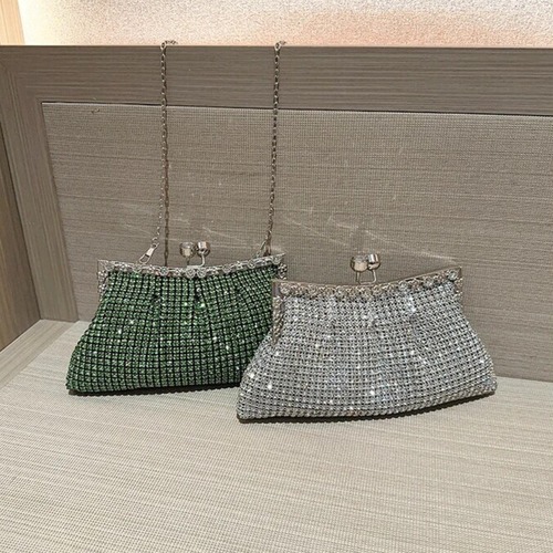 シャイニースクエアバッグ［Silver,Green,Gold］