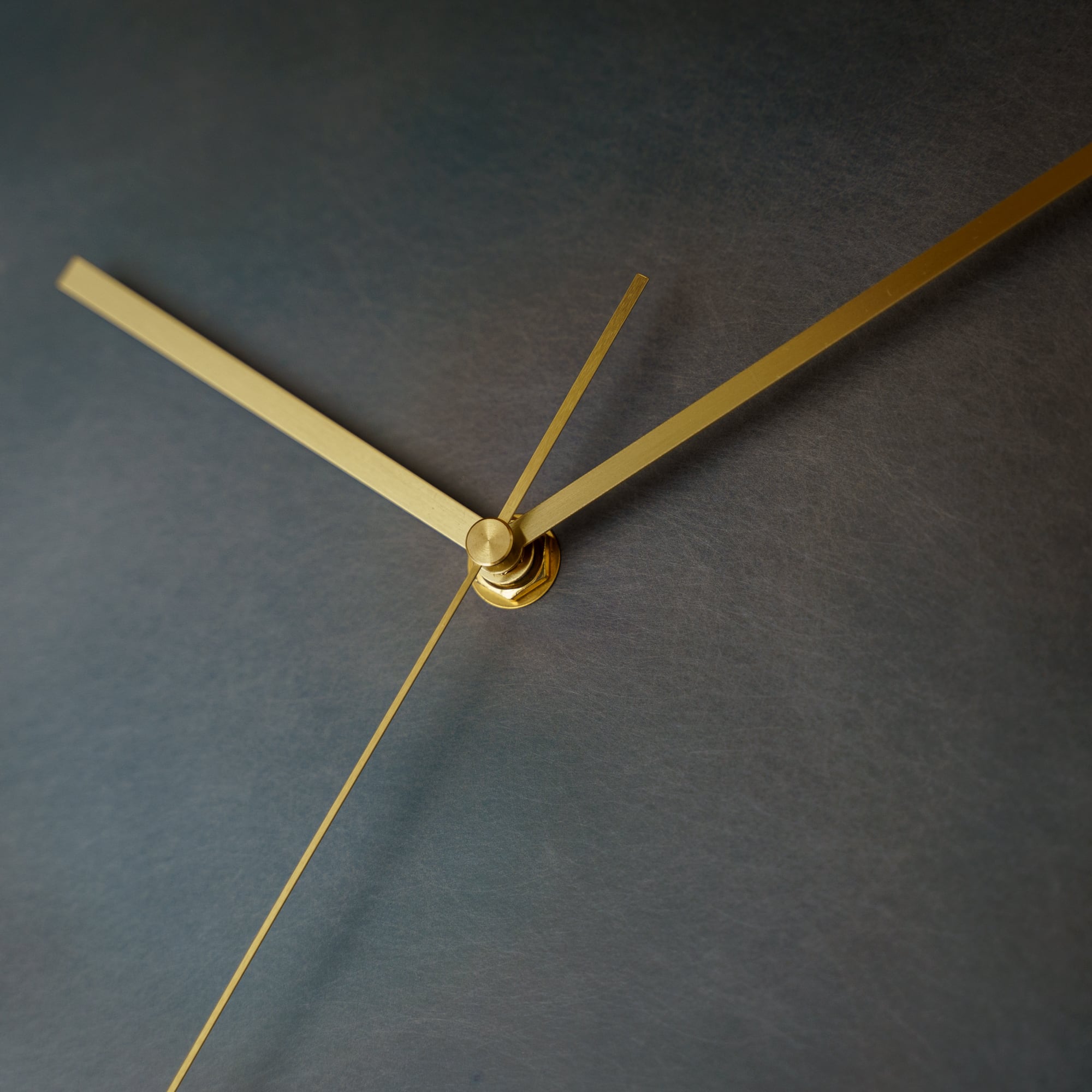 受注製作】minimal wall clock 300 _ line / iron 壁掛け時計