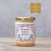 【紛争解決・平和構築を実現する団体への応援付】エスパルセットホワイトハニー 265g (税込)