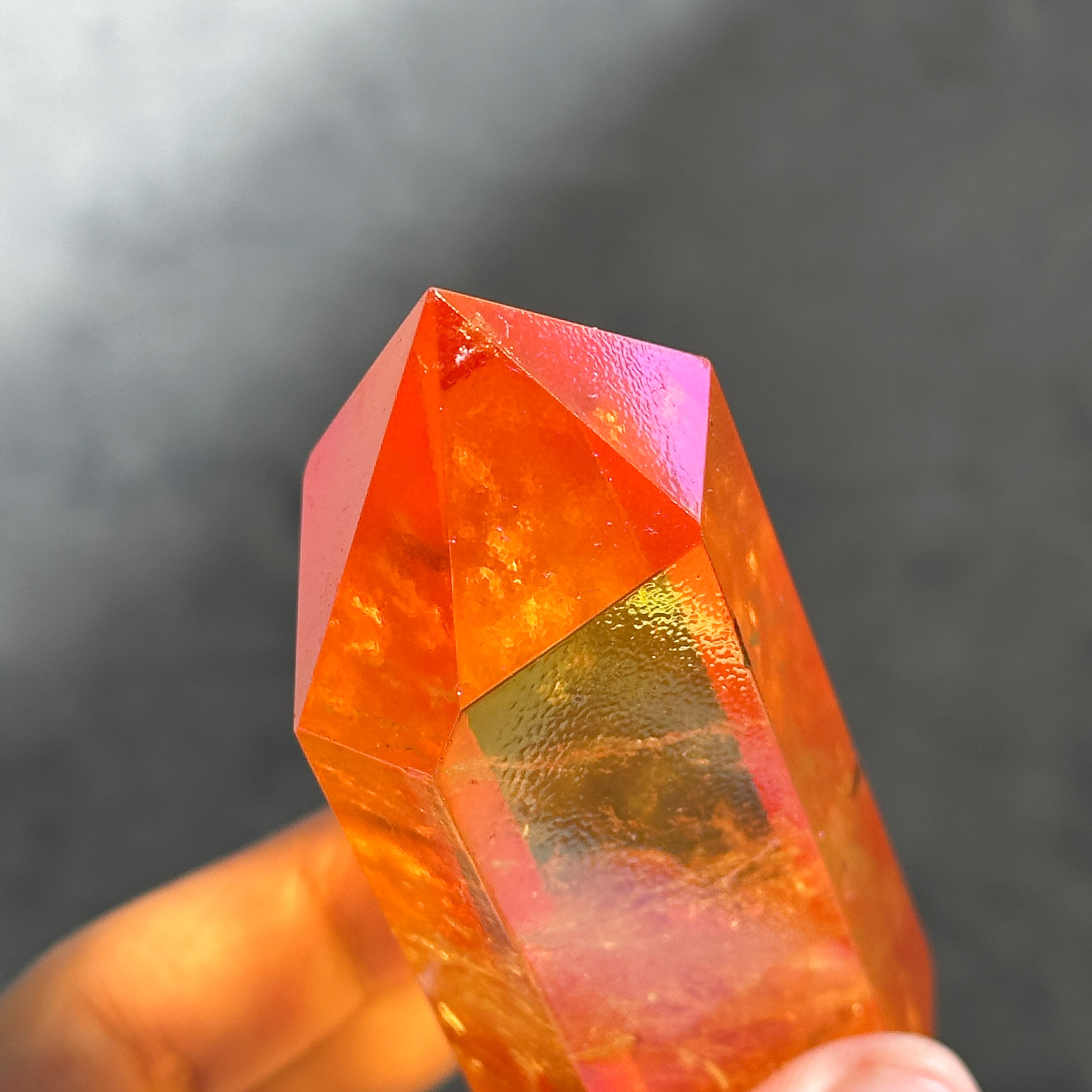 オレンジオーラクォーツ タワー32◇ Orange Aura Quartz ◇天然石