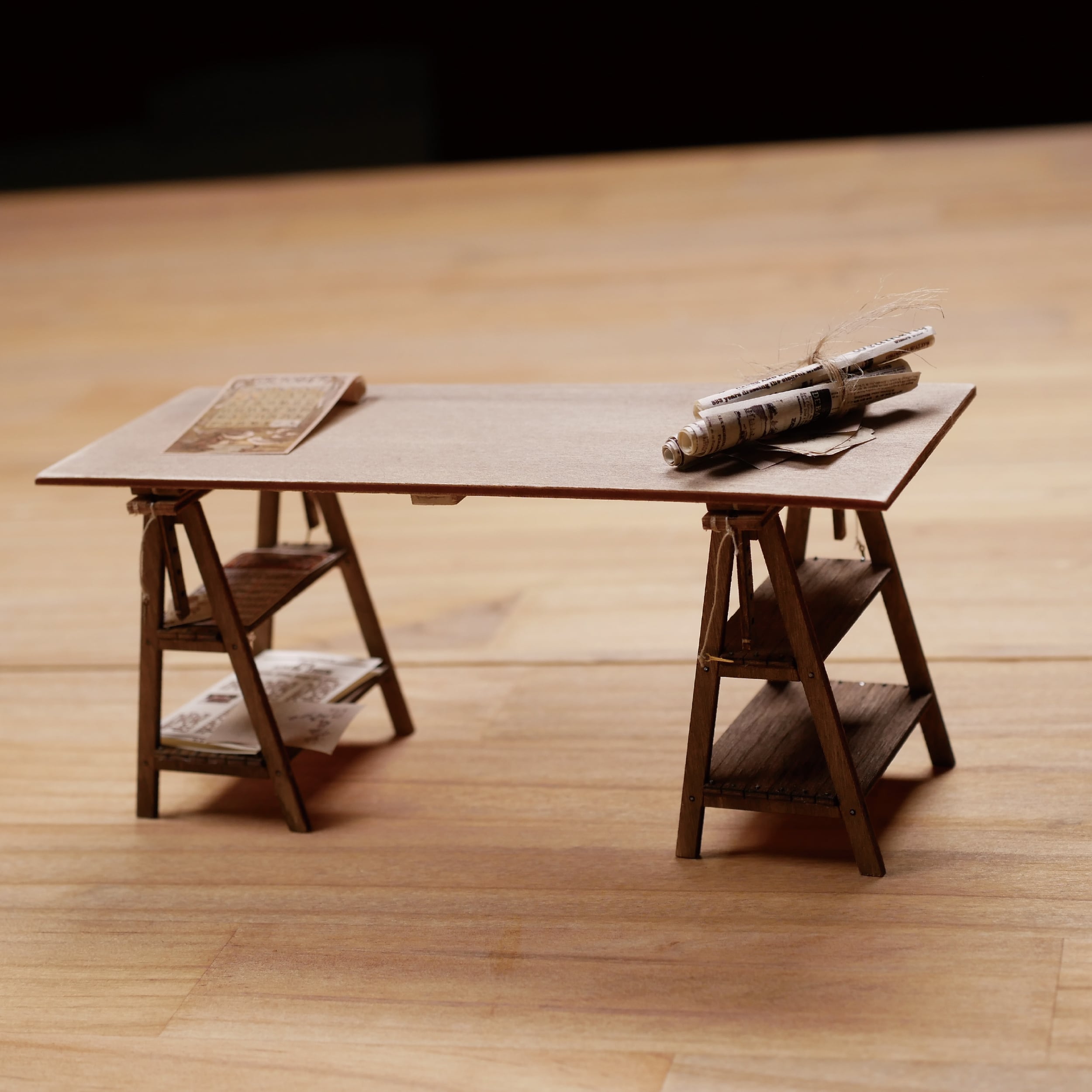 作業台 L031 ミニチュア ドールハウス 手作りキット miniature