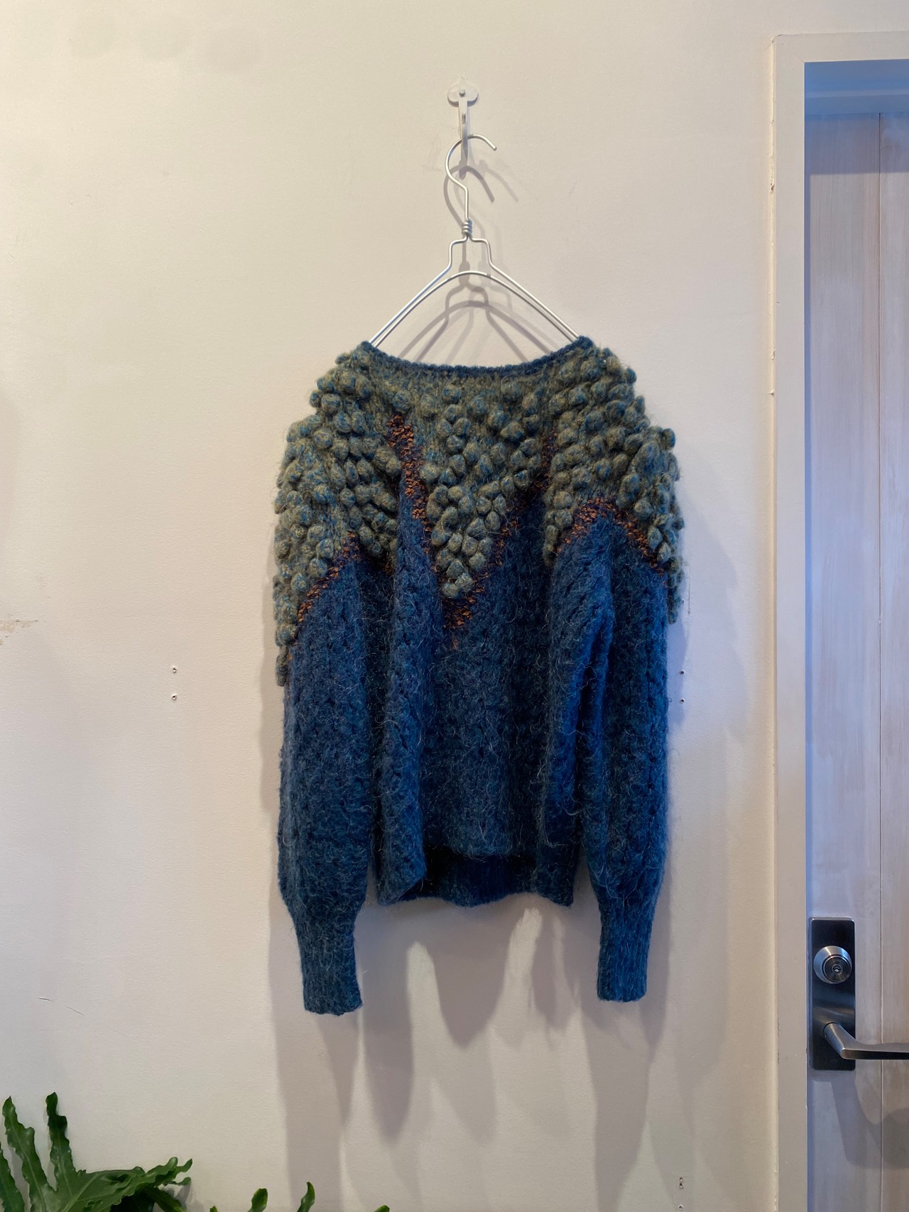 Design puff sleeve knit