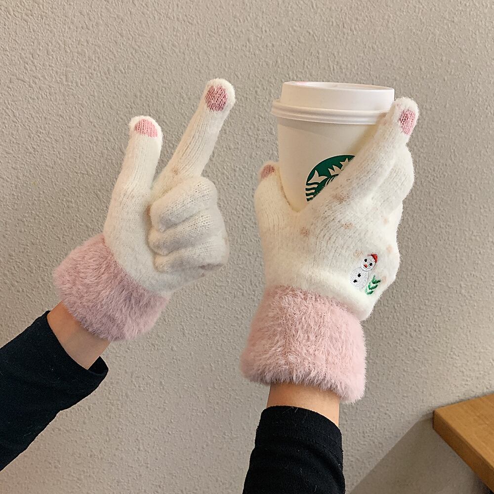 グローブ ウィンターウールニット 大人ガーリー スウィート キュート カジュアル 冬物 ブラック・アイド・ピーズ75404302683