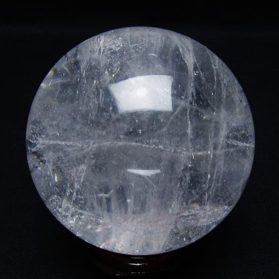 水晶 丸玉 68mm スフィア 置物 水晶玉 一点物 151-8978