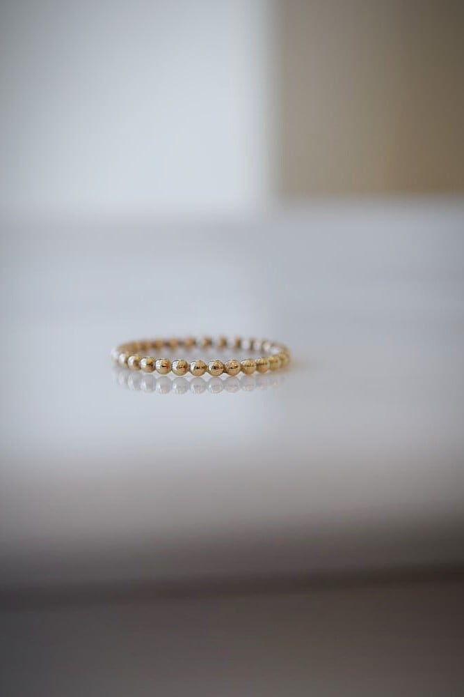 siki サークルドットリング(K18YG)