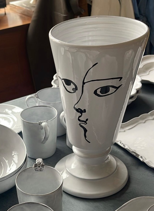 Toi et Moi footed vase(Mサイズ)