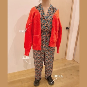 orangeflower jump suit　【2litr00614】