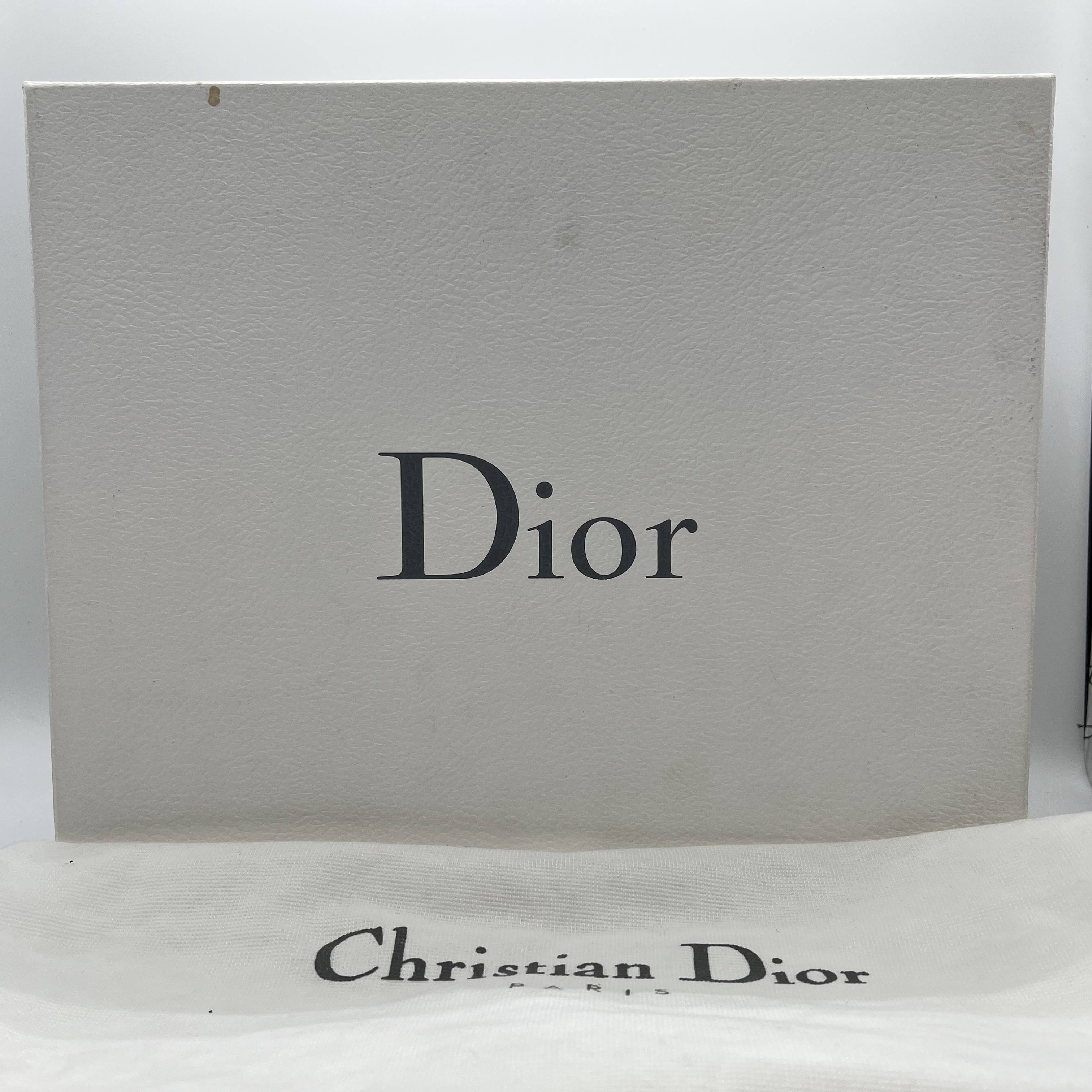 DIOR】ディオール トロッター柄 フラワー刺繍ハンドバッグ ベージュ
