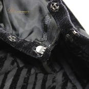【美品 社交ダンス衣装】スカート レッスンウェア 練習着 オールスタイル allstyle 黒 ブラック 透け感 シンプル かわいい
