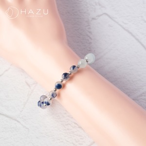 優しさとひらめきの青い花［デュモルチェライト／アクアマリン／水晶］