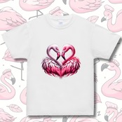 T-shirt -フラミンハートB 4121