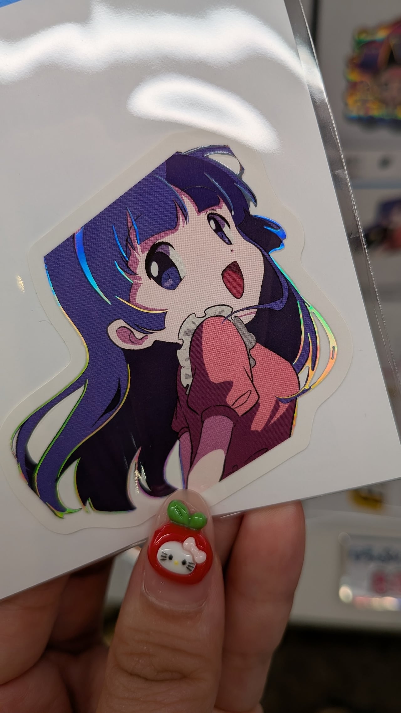 ももえ『青髪のメイド』 | うごく！ステッカー屋さん