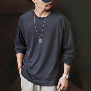 round-neck basic loose cutsew A1367