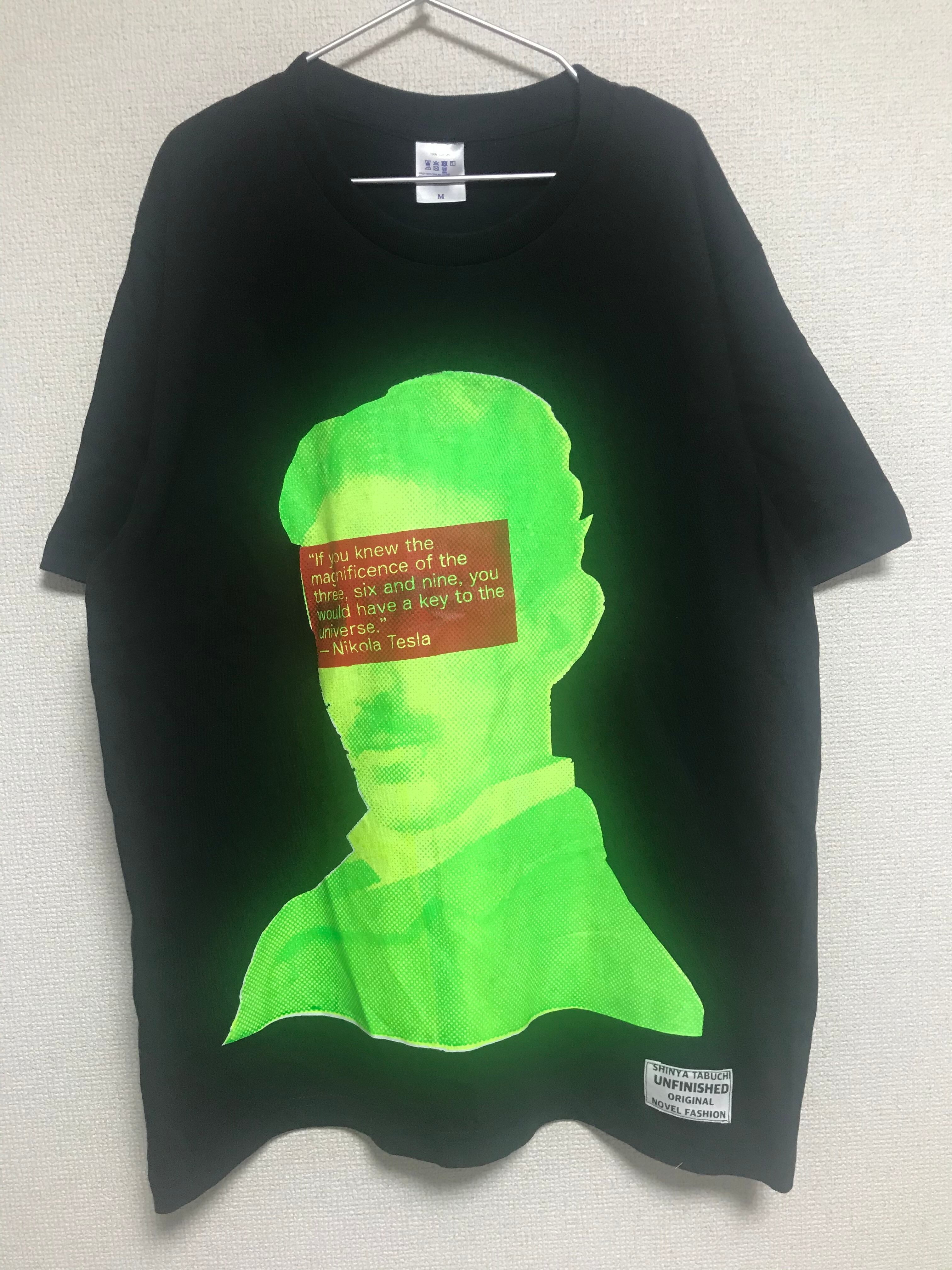 UNFINISHEDニコラテスラTシャツblack | UNFINISHED