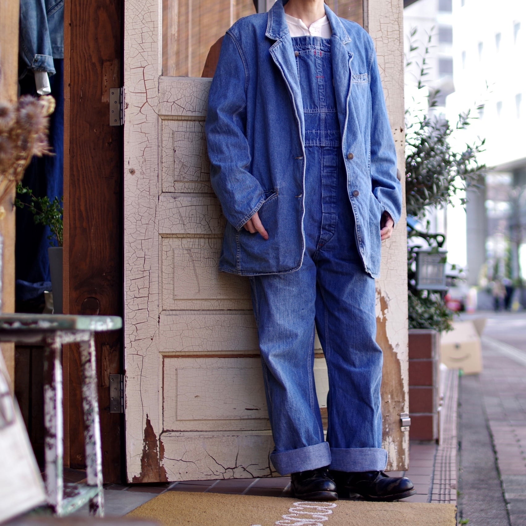 Denim Tailored Jacket / デニム テーラード ジャケット 古着 | 古着屋