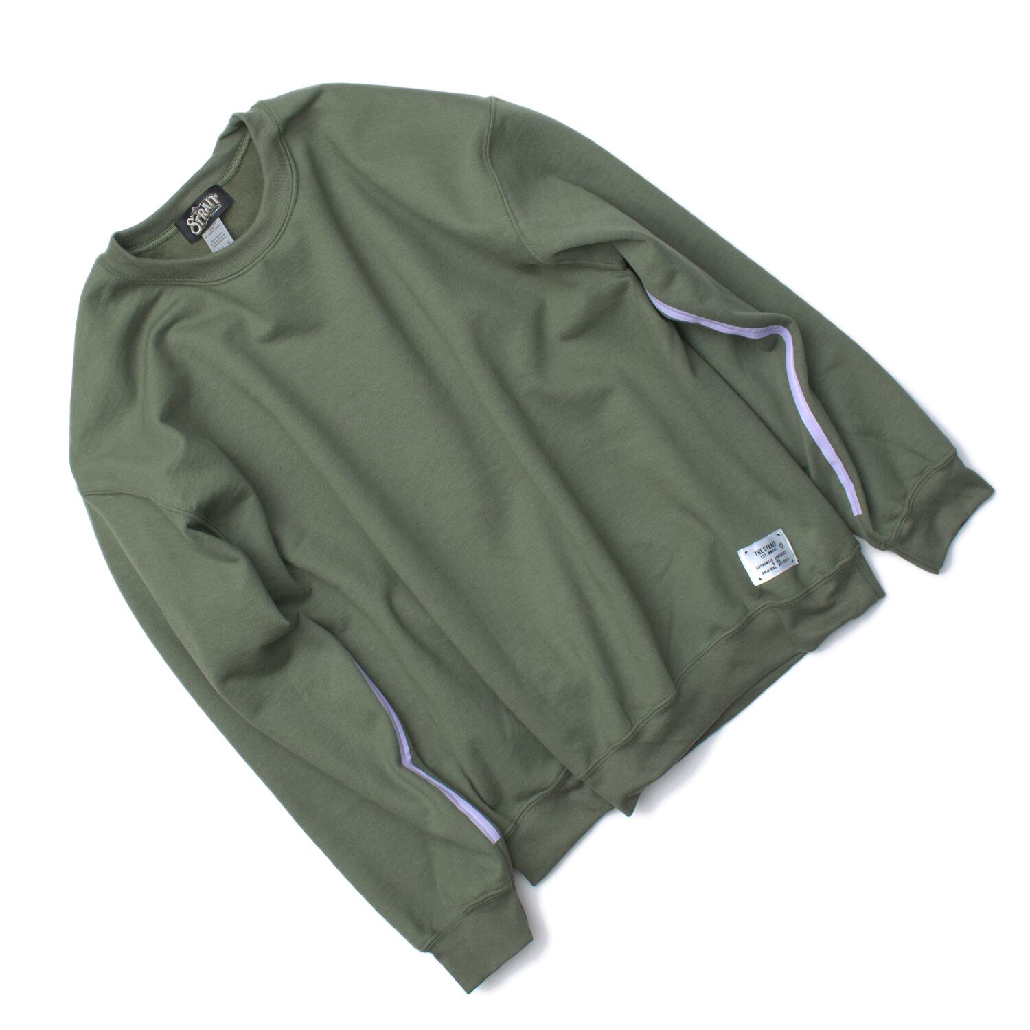 LINE PT CREWNECK SWEAT #OLIVE