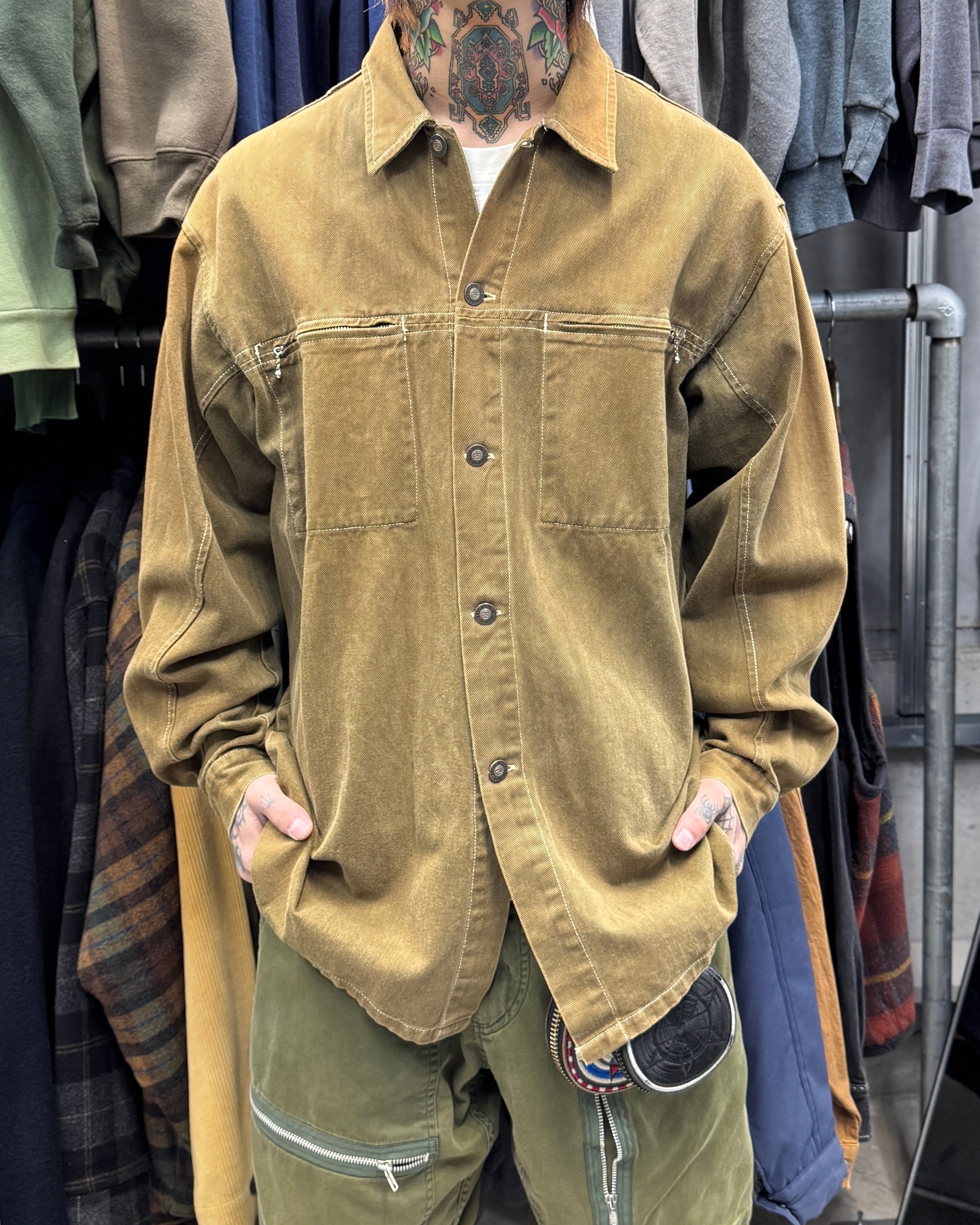 Special!!】80's~90's old stussy Cotton Jacket “黒タグ” 【高円寺