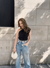 tulle tops (one shoulder)