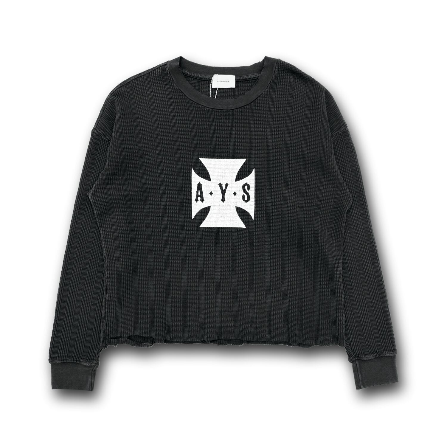 ASKYURSELFアスクユアセルフDestroyerCrossWaffleLS ASKYURSELF / DESTROYER CROSS WAFFLE LS | HOLICK