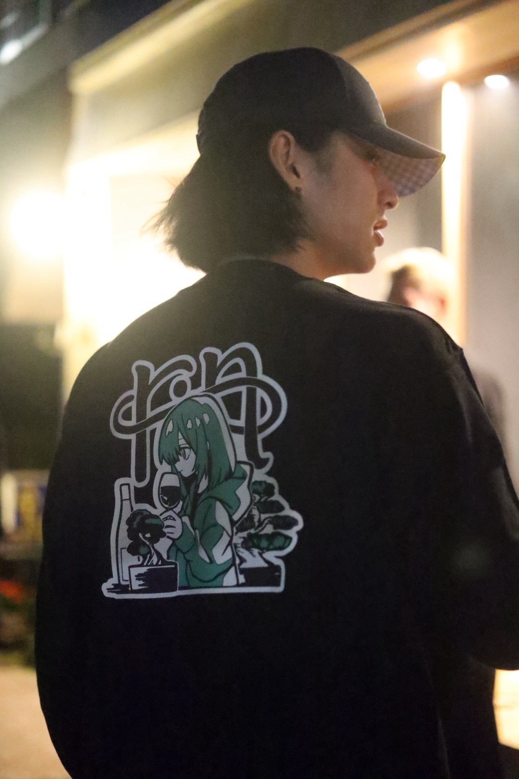 【新作】食堂 綸 × 青坊主 × シゲマツ コラボロンTEE【9.1ozマグナム】ワインと盆栽