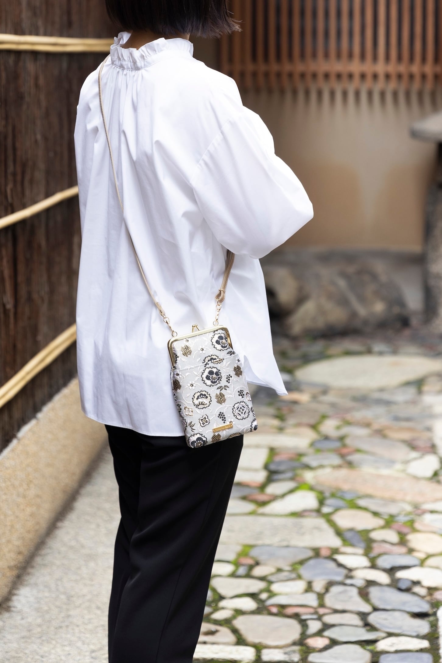 西陣織ショルダーバッグ SAKURA / NSS7 | Tomorrow Fabric