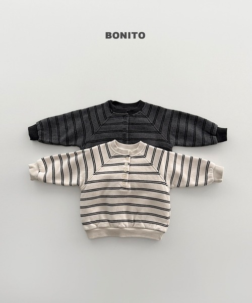 BONITO［取寄］stripe henry neck mtm 26winter