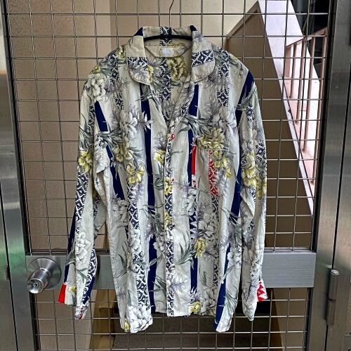 ma deshabille エムエーデザビエ 花柄ストライプシャツ 1106 SIZE S ...