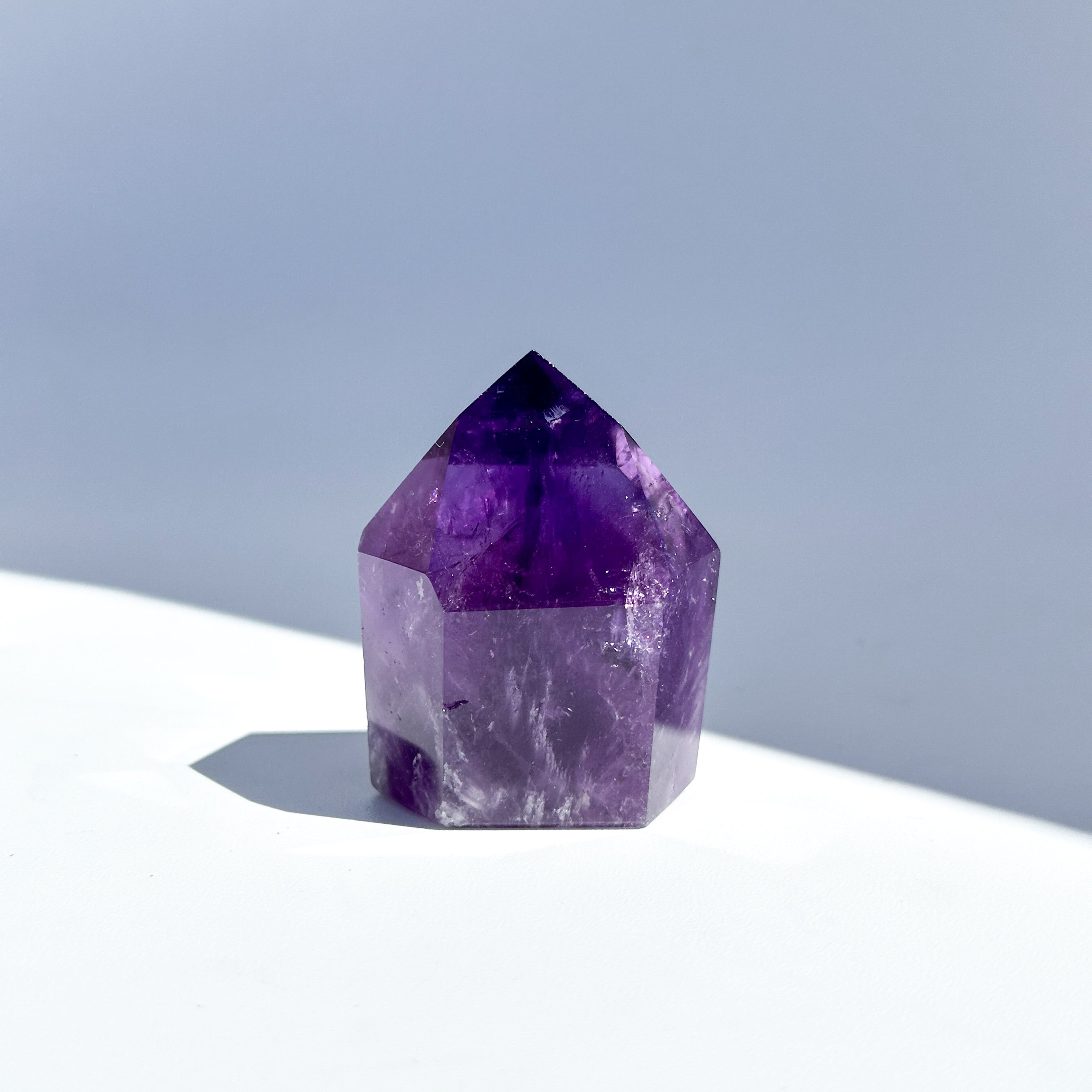 【高品質】バイーア産ファントムアメジスト タワー62◇ Phantom Amethyst ◇天然石・鉱物・パワーストーン・インテリア