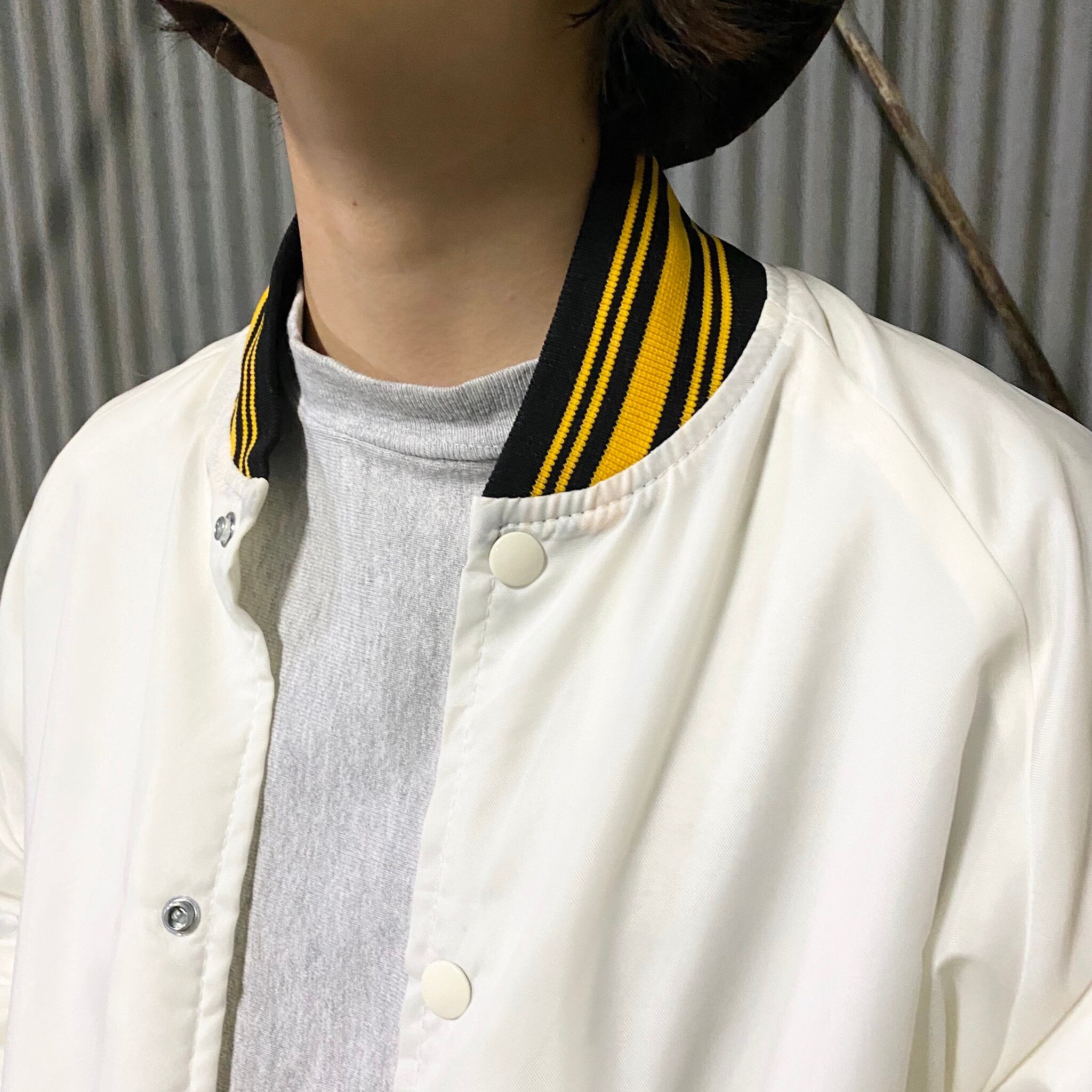 70年代 ビンテージ Gem SPORTSWEAR IOWA バックロゴ ワッペン ナイロン 