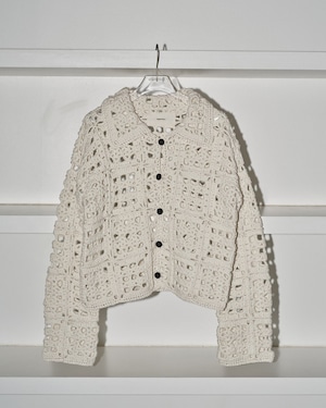 TODAYFUL　Crochet Knit Shirts　Ecru