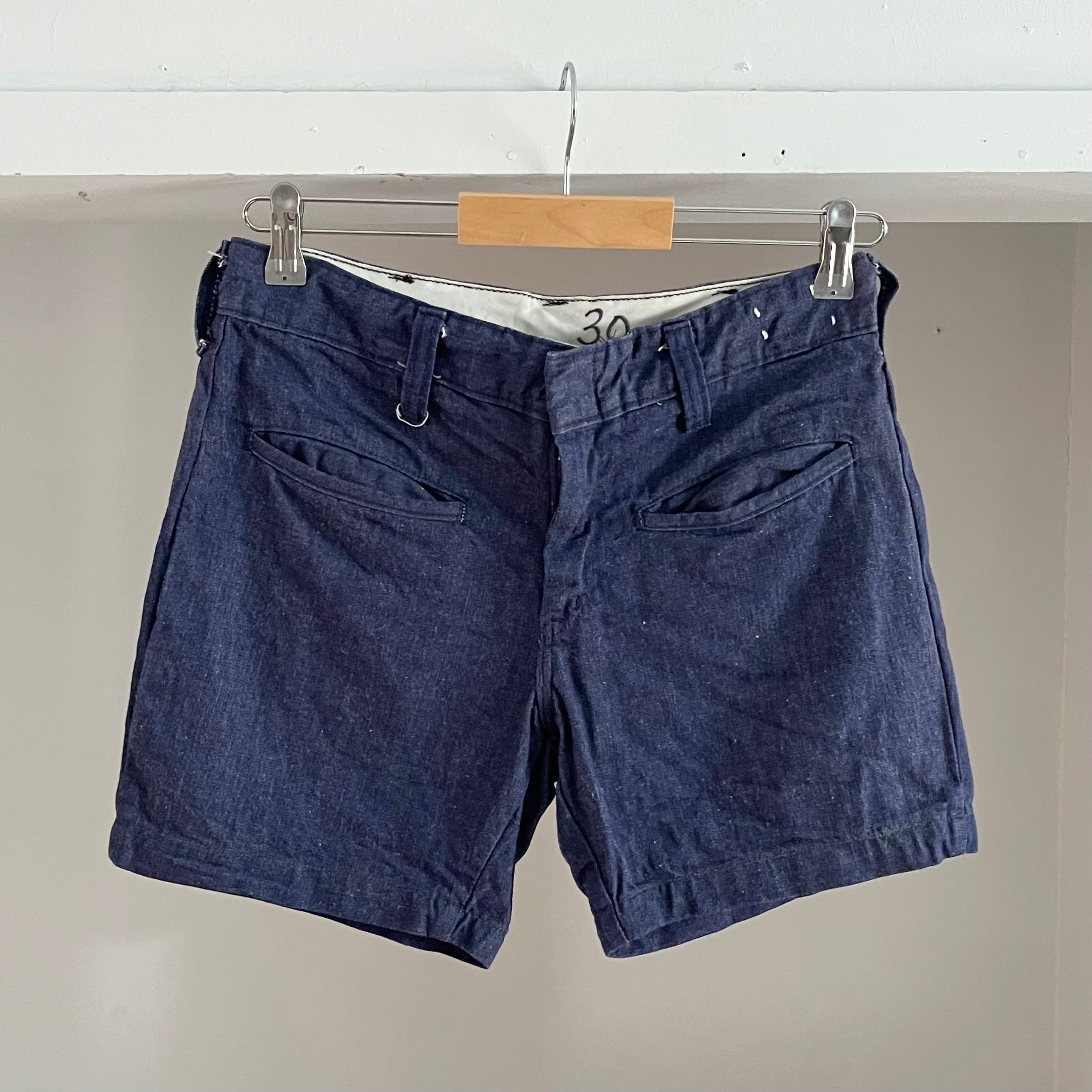 【1wash W30】70s カットオフ デニムショートパンツ