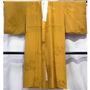 着物・襦袢・小花・からし系地・No.200701-2036・梱包サイズ60