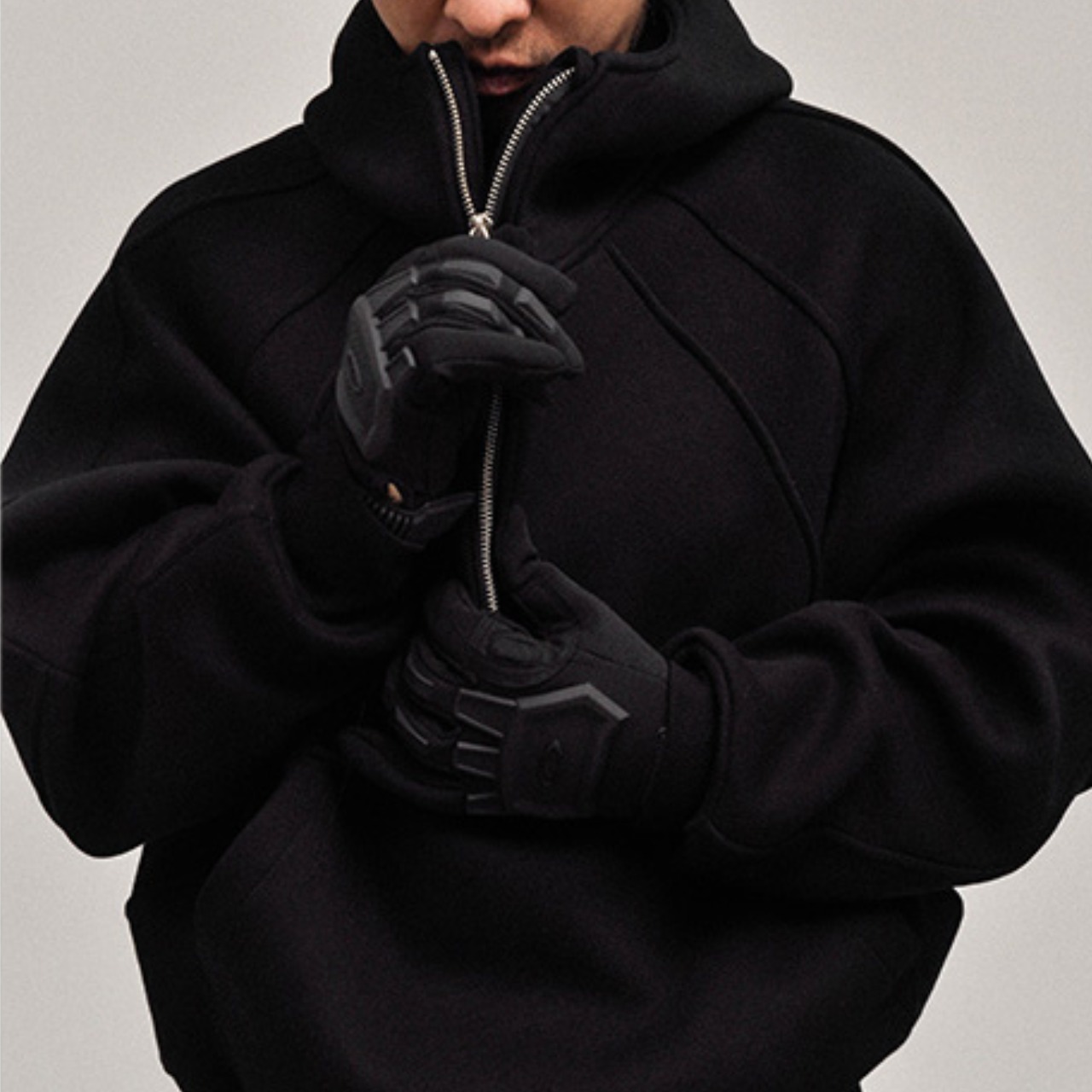 ハーフジップ フーディ スウェット K5315 - 7