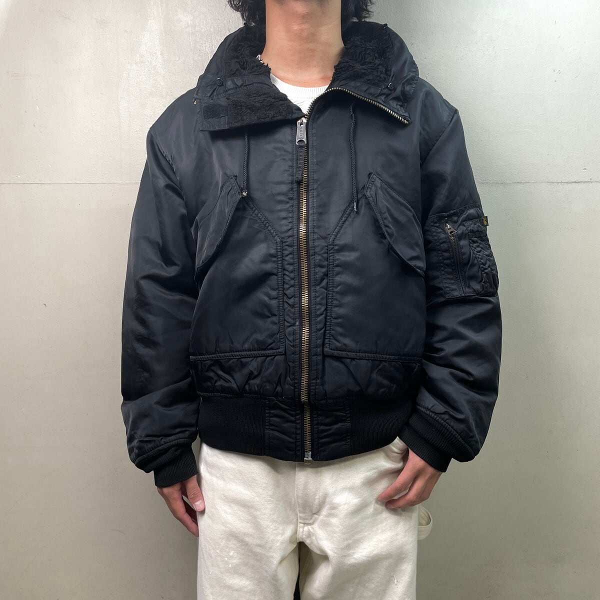 ALPHA INDUSTRIES アルファインダストリーズ CWU-45P ボアフード付き