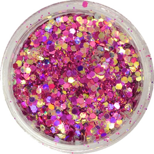 グリッターミックスホログラム　GMH-13 シャインローズ　プリンセスジュエリー