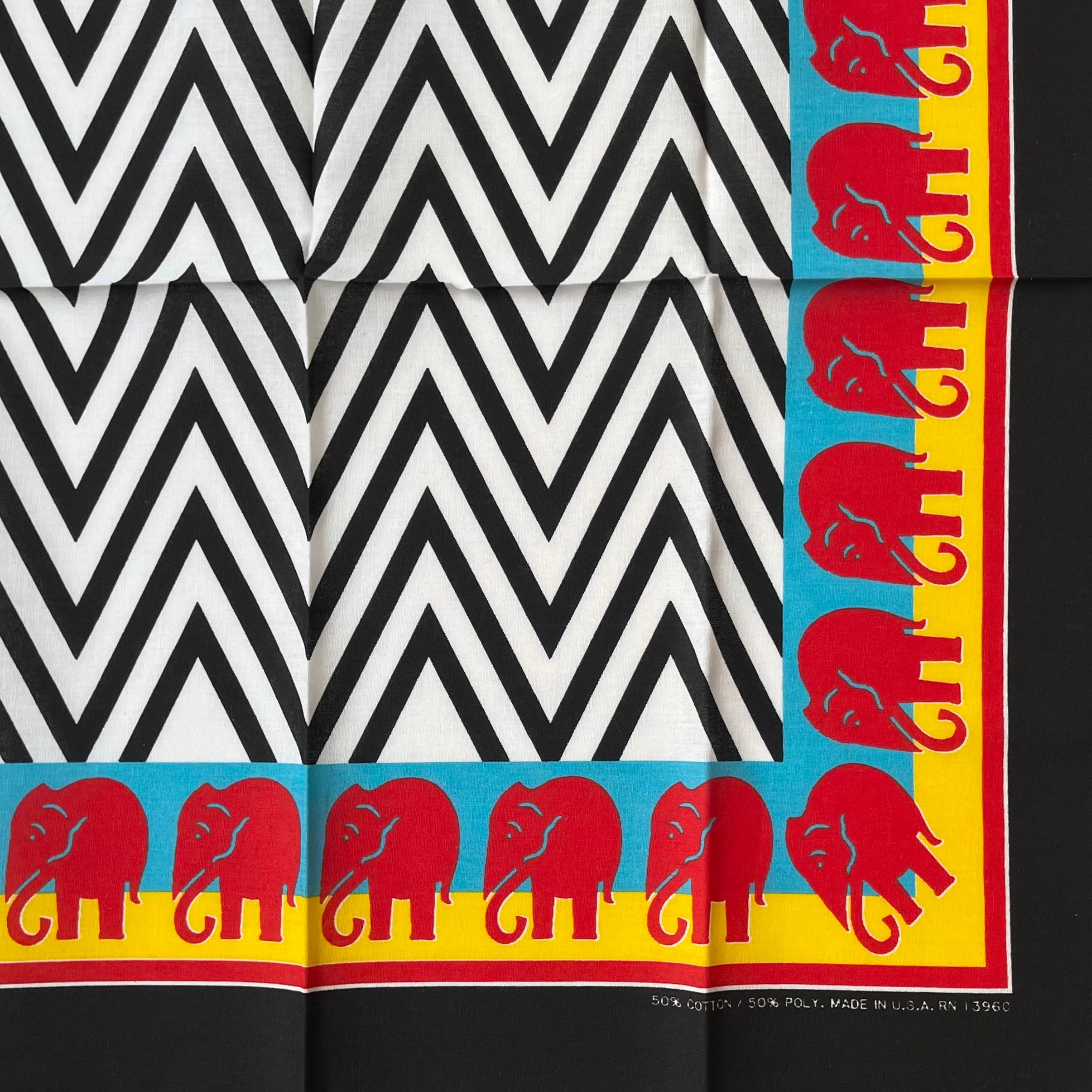 【Deadstock】80~90s RN13960 ヴィンテージバンダナ