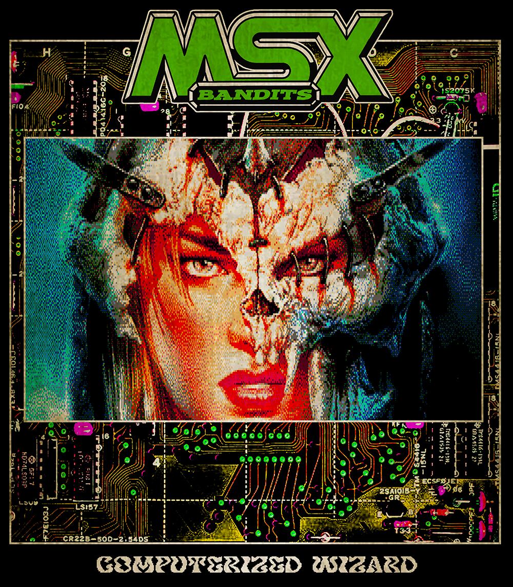 MSX BANDITS Tee "COMPUTERIZED WIZARD"