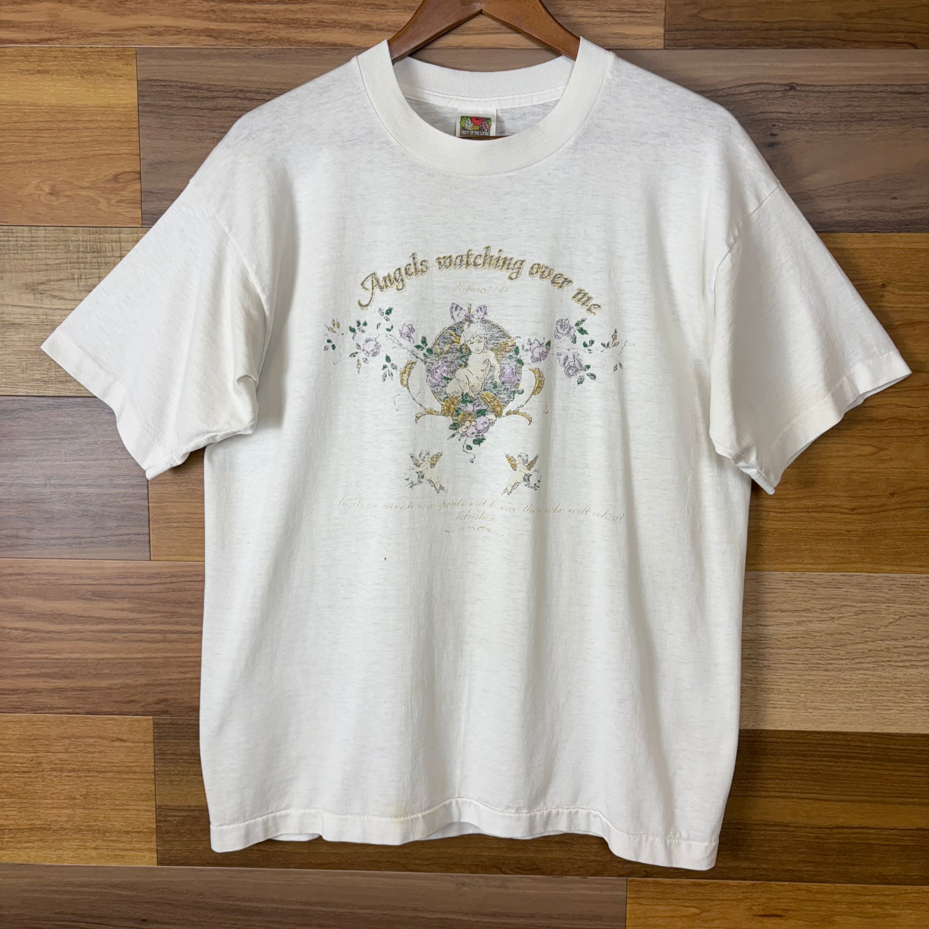 90s 新約聖書 天使 T-sh Tシャツ サイズ メンズ L シングルステッチ 90