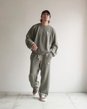 【#Re:room】WASHED COLOR CREW NECK KNIT［REK160］