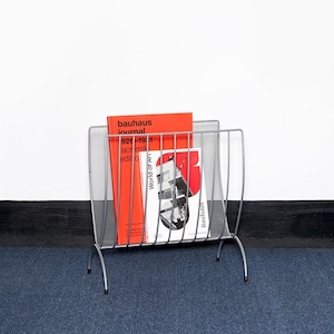 mesh magazine rack / メッシュ マガジンラック シルバー スチール LP 韓国インテリア雑貨 家具