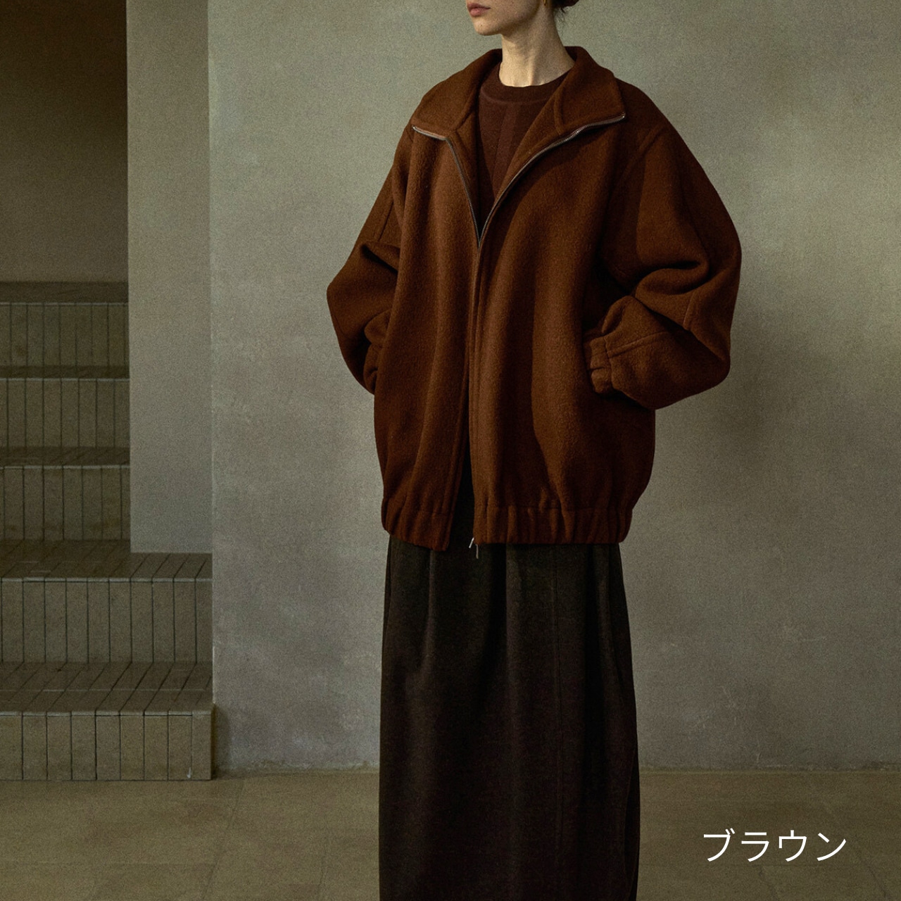 Wool Stand Collar Jacket T3932