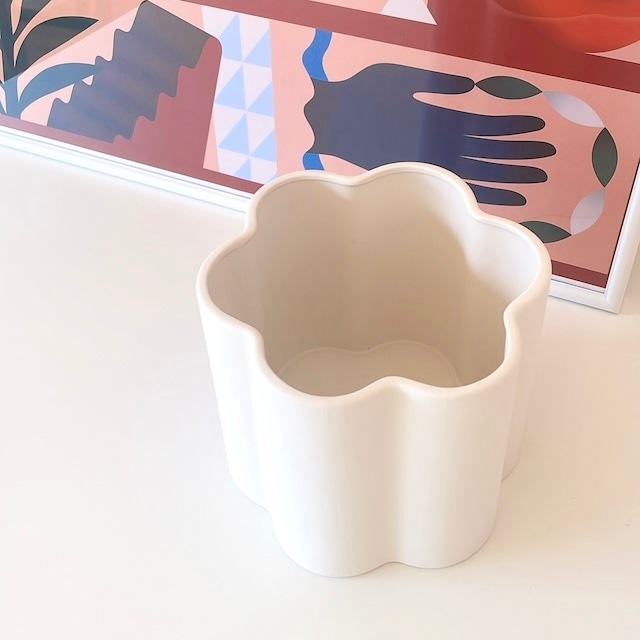 ceramic pot FARM "Miluse14W" 鉢カバー