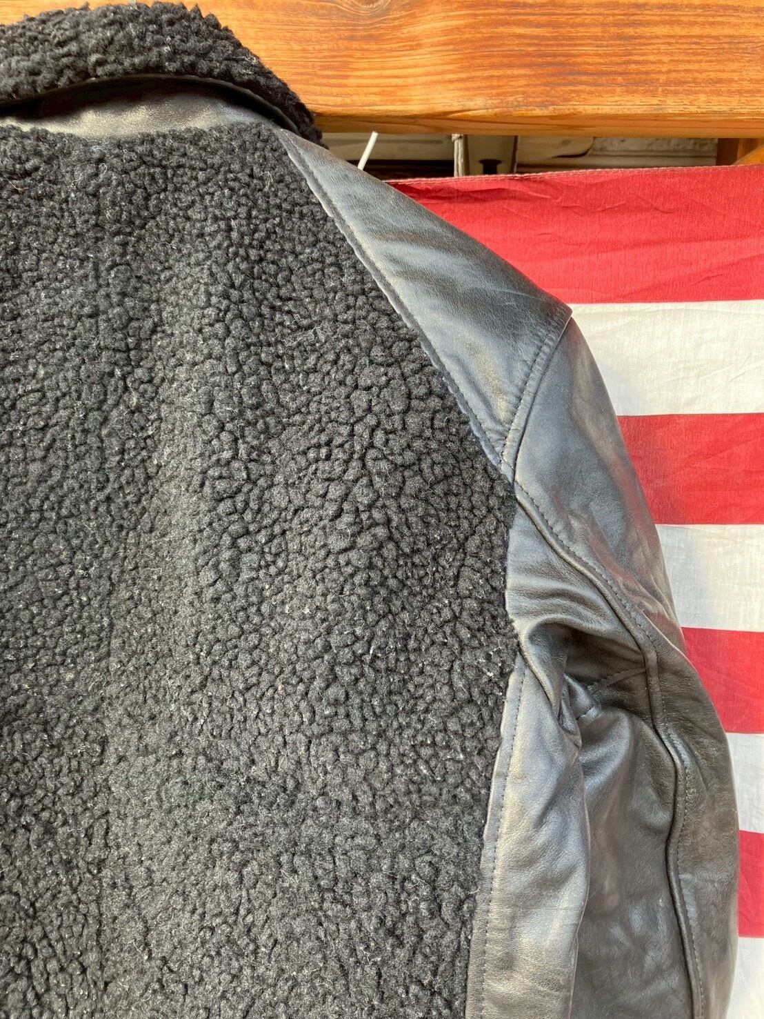 Vintage Leather Grizzly Jacket 再構築 熊ジャン ヴィンテージ