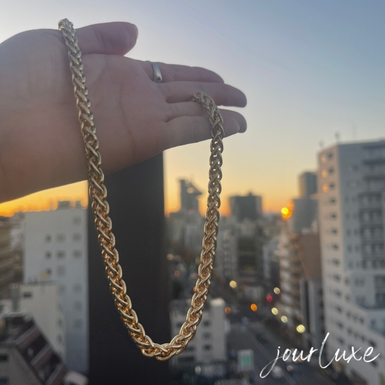 screw chain necklace #N1018