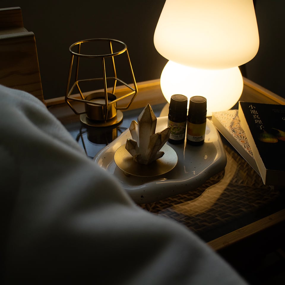 crystal aroma stone | クリスタルのアロマストーンオブジェ《香る