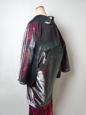 【即納品】Rumi Rock羽織　オーロラ　シルバー　[ B1029 B1030]